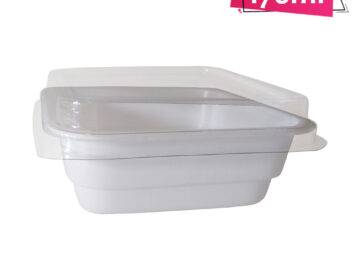 Pote Descartável Biodegradável - 170ml - com Tampa