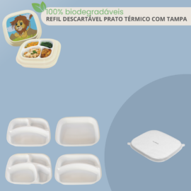 Refil Descartável para Prato Térmico