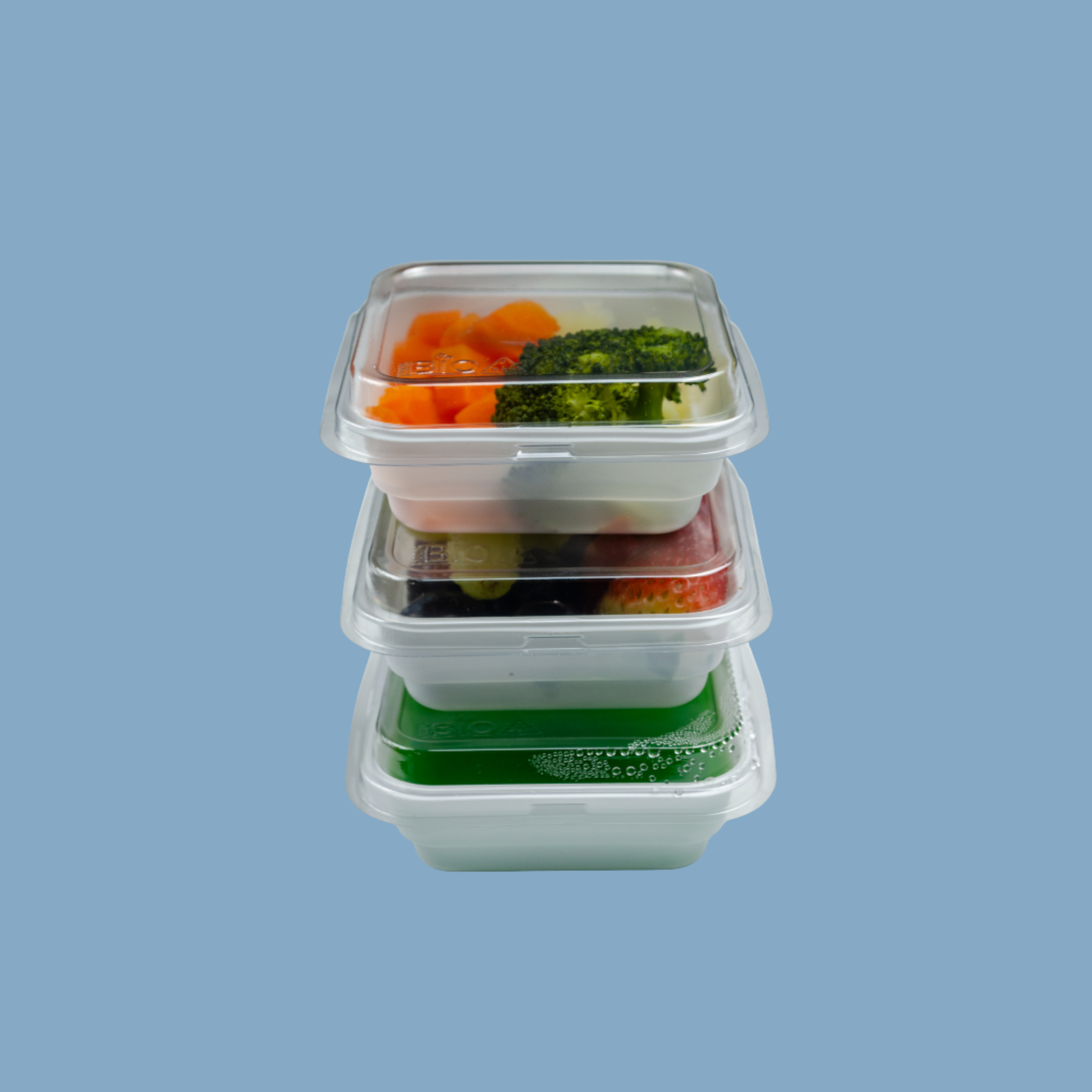 Pote Descartável Biodegradável - 170ml - com Tampa