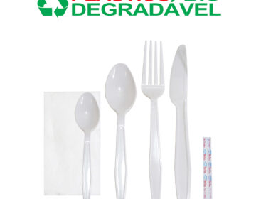 Kit Garfo, Faca, Colher, Sobremesa e Palito - L10