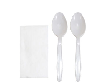 Kit com 2 Colheres Plásticas Descartáveis - L19