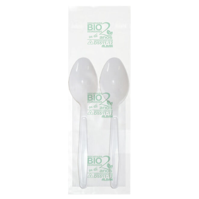 Kit com 2 Colheres Plásticas Descartáveis - L19 - Image 2