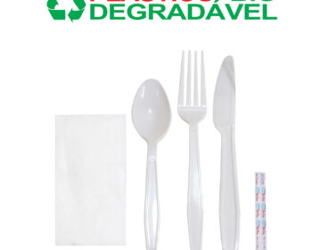 Kit Garfo, Faca, Colher e Palito - L4